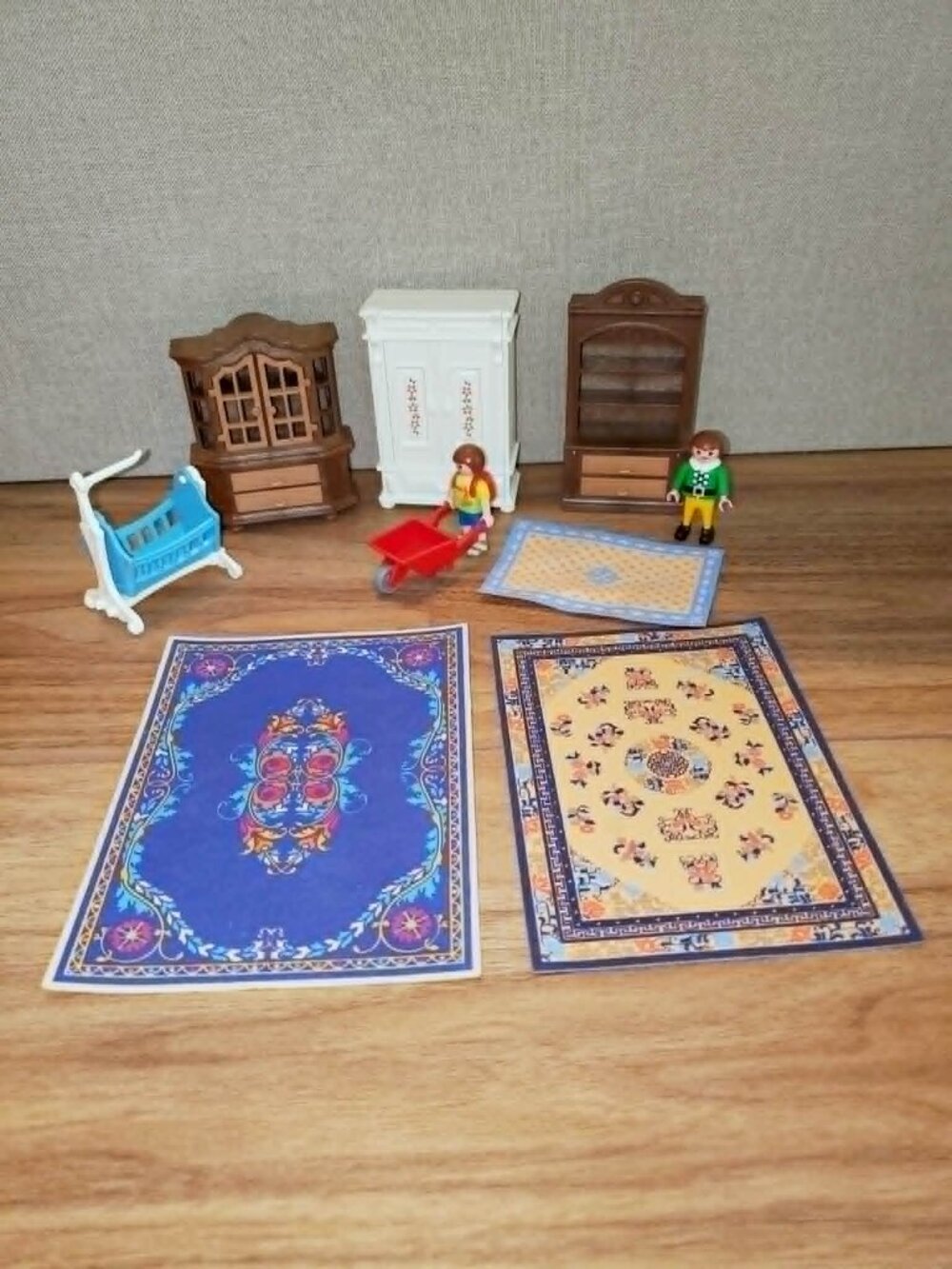 Playmobil Victorian Doll House Living Room Bedroom 10 Piece Lot